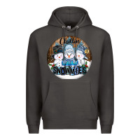 Smoke Chillin With My Snowmies Premium Hoodie - FaDigitalArtStudio