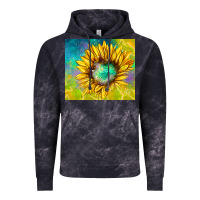 Cloud Black sparkling sunflower Vintage Hoodie - TumblerDesignByShophia