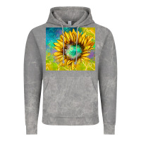 Cloud Rock sparkling sunflower Vintage Hoodie - TumblerDesignByShophia