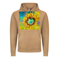 Vintage Camel sparkling sunflower Vintage Hoodie - TumblerDesignByShophia