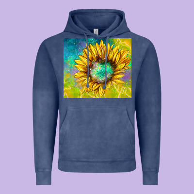 Sparkling Sunflower Vintage Hoodie Designed By Tumblerdesignbyshophia