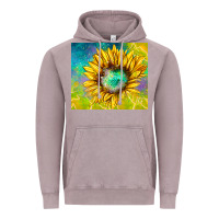 Vintage Zinc sparkling sunflower Vintage Hoodie - TumblerDesignByShophia