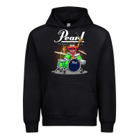 Black animal drummer pearl drums Urban Hoodie - lanVoArt