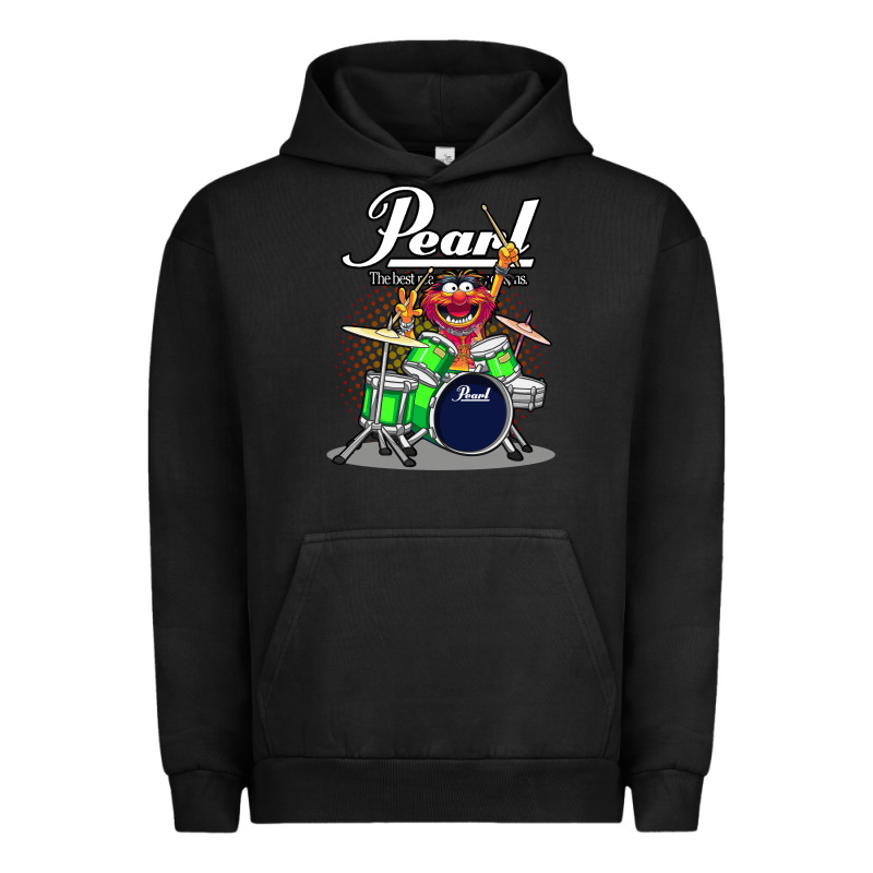 Animal Drummer Pearl Drums Urban Hoodie by lanVoArt | Teevron