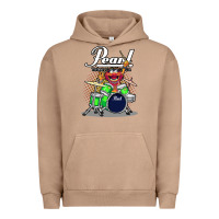 Pigment Burro animal drummer pearl drums Urban Hoodie - lanVoArt
