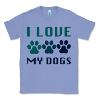 Colony Blue i love my dogs Classic Tee - Bettercallsaul