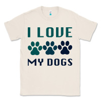 Natural i love my dogs Classic Tee - Bettercallsaul