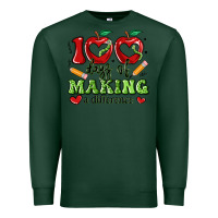 Sports Green 100 days of making a difference Premium Sweatshirt - Artiststas
