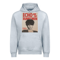 Heather Grey echo and the bunnymen Urban Hoodie - lanVoArt