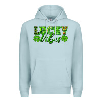 Blue Mist lucky vibes Premium Hoodie - RanaPortraitStore
