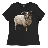 Black navajo churro sheep Ladies Tee - LillyAllenDesigns