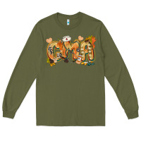 Army Green fall cma Long Sleeve Tee - CowGirlArtShop