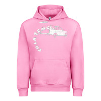 Fuchsia Pink yo tengo la Urban Hoodie - lanVoArt
