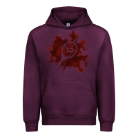Mauve Wine mark of the malkavian Urban Hoodie - lanVoArt