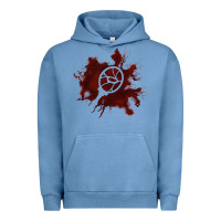 Pigment Pebble Blue mark of the malkavian Urban Hoodie - lanVoArt