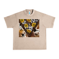French Oak western sunflowers and cowhide tumbler tbs Urban Heavy Tee - TumblerDesignByShophia