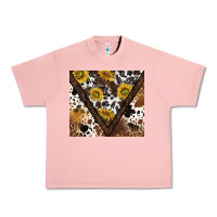 Salmon western sunflowers and cowhide tumbler tbs Urban Heavy Tee - TumblerDesignByShophia