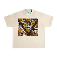 Sandshell western sunflowers and cowhide tumbler tbs Urban Heavy Tee - TumblerDesignByShophia
