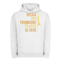 Pigment Lunar Rock relax the trombone player is here gift trombone gifts Urban Hoodie - lanVoArt