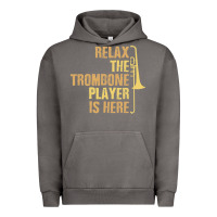 Pigment Tornado relax the trombone player is here gift trombone gifts Urban Hoodie - lanVoArt