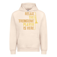 Sandshell relax the trombone player is here gift trombone gifts Urban Hoodie - lanVoArt
