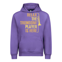 Tulip relax the trombone player is here gift trombone gifts Urban Hoodie - lanVoArt