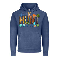 Vintage Denim The hunt is on with eggs Easter Day Vintage Hoodie - HowdyJamesFarm
