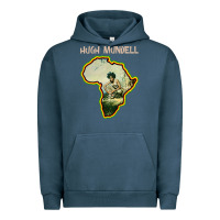 Pigment Midnight Navy hugh mundell 'africa must be free by 1983' Urban Hoodie - lanVoArt