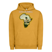 Pigment Peanut Butter hugh mundell 'africa must be free by 1983' Urban Hoodie - lanVoArt