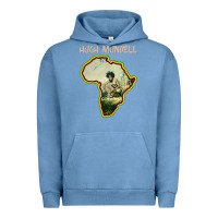 Pigment Pebble Blue hugh mundell 'africa must be free by 1983' Urban Hoodie - lanVoArt