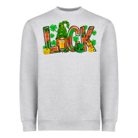 Western Luck With Gnome And Beer Heavyweight Sweatshirt | Teevron