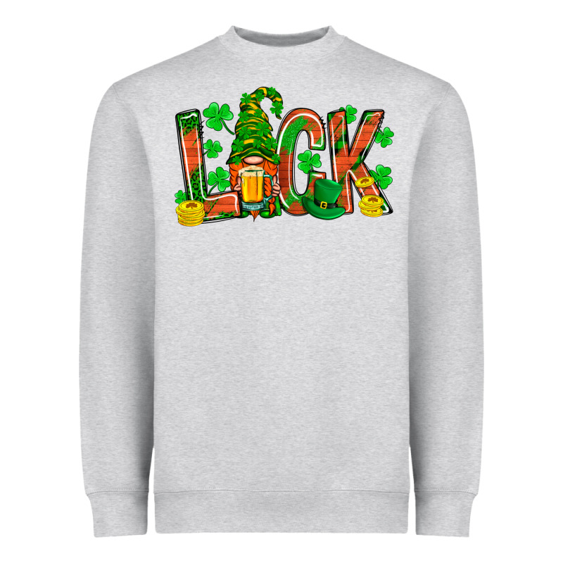Western Luck With Gnome And Beer Heavyweight Sweatshirt by BundleAndBundleShop | Teevron