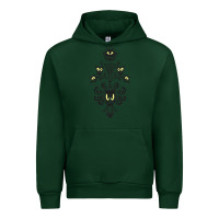 Forest Green haunted mansion wallpaper Urban Hoodie - lanVoArt