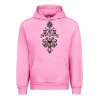 Fuchsia Pink haunted mansion wallpaper Urban Hoodie - lanVoArt