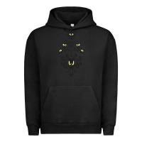 Pigment Black haunted mansion wallpaper Urban Hoodie - lanVoArt