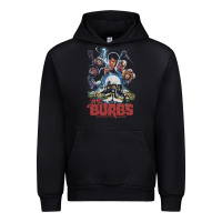 Black the burbs Urban Hoodie - lanVoArt
