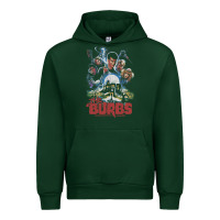 Forest Green the burbs Urban Hoodie - lanVoArt
