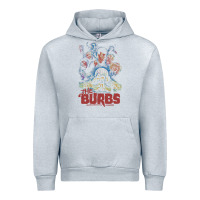 Heather Grey the burbs Urban Hoodie - lanVoArt