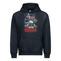 Navy the burbs Urban Hoodie - lanVoArt