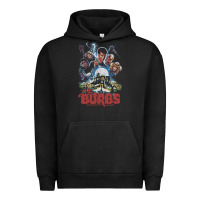 Pigment Black the burbs Urban Hoodie - lanVoArt