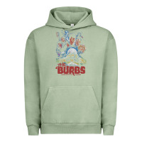Pigment Oil Green the burbs Urban Hoodie - lanVoArt