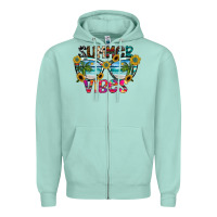 Summer Vibes Zipper Hoodie | Teevron