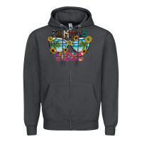 Smoke Summer Vibes Zipper Hoodie - CowhideDigitalArt