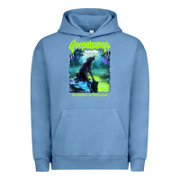 Pigment Pebble Blue r.l. stine goosebumps nightmare halloween werewolf fever swamp essenti Urban Hoodie - lanVoArt