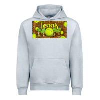 Heather Grey tennis mom license plate Urban Hoodie - BarkalooDesign
