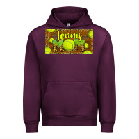 Mauve Wine tennis mom license plate Urban Hoodie - BarkalooDesign