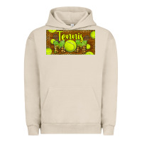 Pigment French Oak tennis mom license plate Urban Hoodie - BarkalooDesign
