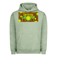 Pigment Oil Green tennis mom license plate Urban Hoodie - BarkalooDesign