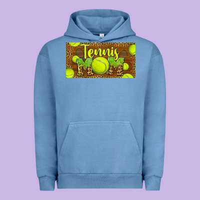 Tennis Mom License Plate Urban Hoodie Designed By Barkaloodesign