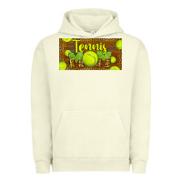 Pigment Pistachio tennis mom license plate Urban Hoodie - BarkalooDesign